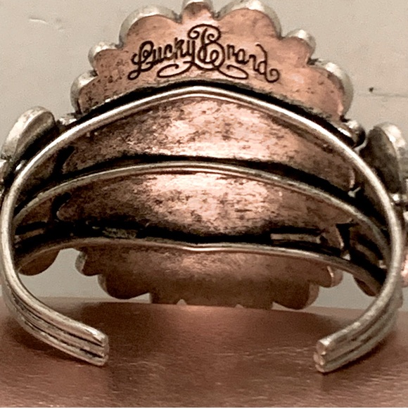 Lucky Brand Western Boho Cuff Bracelet W/ Stones - Picture 3 of 3